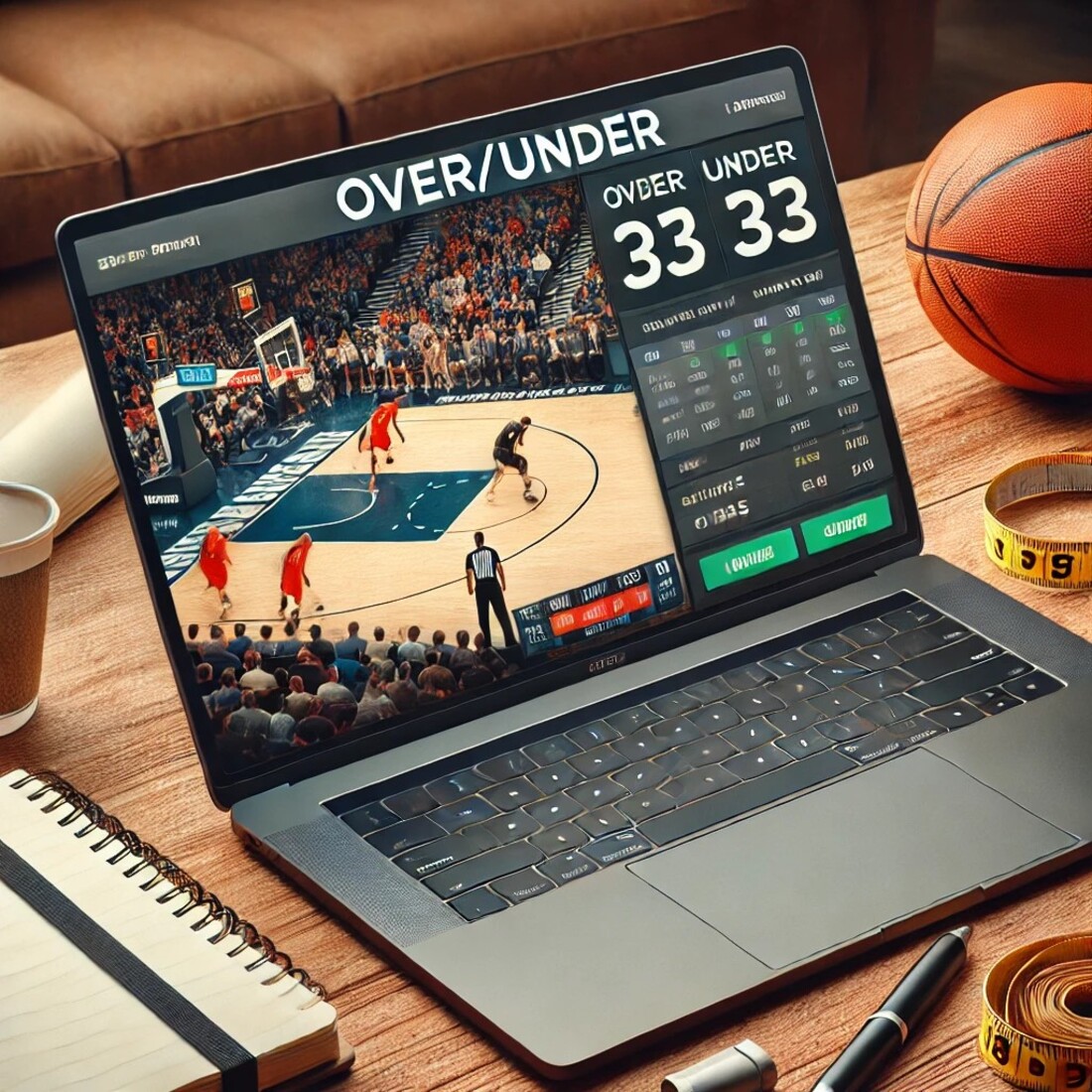 Sports for betting over/under